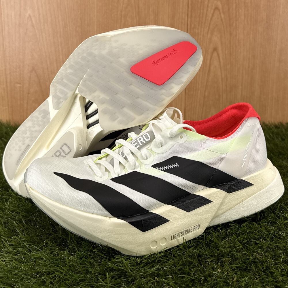 adidas Adizero Adios Pro 4 White Running Shoes JR1163 Womens Sz 5.5